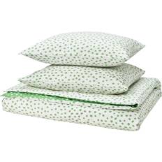 IKEA Björkgråmal 2 Örngott 240x220 50x60 cm Påslakan Grön, Vit (240x220cm)