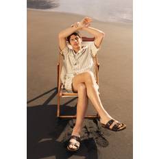 Pyjamasar H&M Cotton Pyjama Shirt And Shorts - White