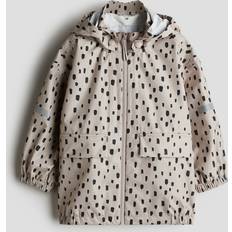 110/116 Regnjackor Barnkläder H&M Pojke 2.5-Lagersregnjacka - Mullvad/Prickig