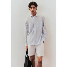 H&M Linneshorts Regular Fit - Vit