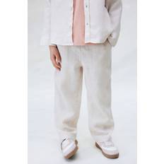 M Byxor H&M Pojke Linnebyxa - Ljusbeige