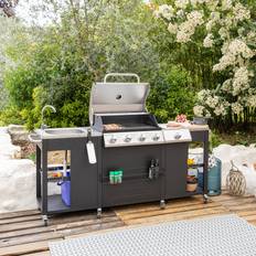 Cuisines Extérieures Happy Garden Cuisine D'extérieur TEXAS 4+1 Brûleurs