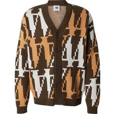 Herr - Vita Koftor Wood Wood Wwleo Os Bit Cardigan - Från Magasin