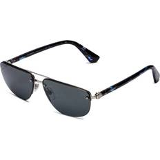 Burberry Herr Solglasögon Burberry Man BE3164 Solglasögon Metall Silver Grå Geometrisk Normal