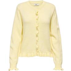 Gula Koftor JDY letty L/S O-neck Frill - Gul