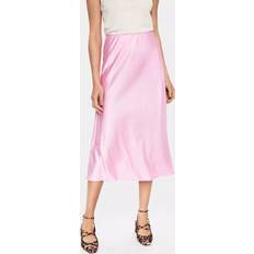 Purple Skirts Saint Tropez Disa Satin Midi Skirt