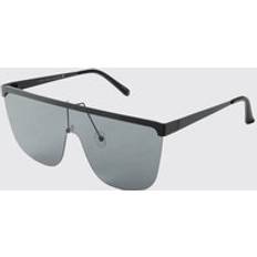 Solglasögon boohooMAN Mens Black Plastic Visor Sunglasses