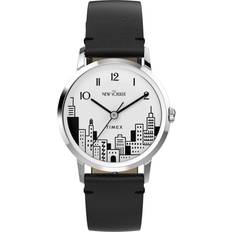 X New Yorker Marlin Hand Wind 34mm White Dial