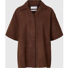 Selected Dame Skjorter Selected Femme Bluse - Brun