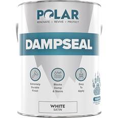 Polar Polar White Damp Seal Paint 2.5 Litre Satin Finish White