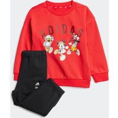 Multifärgade Tracksuits Barnkläder adidas X Disney Mickey Mouse Joggers Set - Taubenblau/Rot