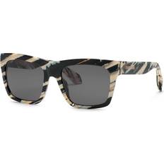 Sunglasses Roberto Cavalli Unisex SRC126M Sunglasses Acetate - Black/Smoke