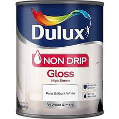 AkzoNobel Dulux Non Drip Gloss High Sheen Paint for Wood and Metal - Pure Brilliant White