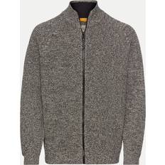 Camel Active Trøjer Camel Active Herren Cardigan - Grün Gemustert