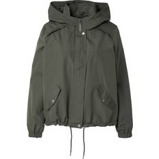 Dunkappor & Vadderade kappor - Gråa Kappor & Rockar Vero Moda Vmczoa Parka - Peat