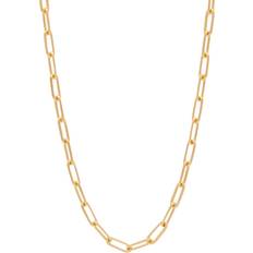 Missoma Necklaces Missoma Classic Mini Short Paperclip Chain Necklace - Gold