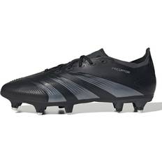Grey - adidas Predator Shoes adidas Predator 24 League Soft Ground Football Boots - Black