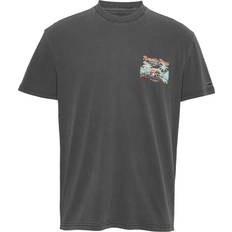 Tommy Hilfiger Unisex Överdelar Tommy Hilfiger Cabana Print Back Graphic T-Shirt - Black
