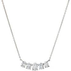 White Gold Necklaces Adina Eden 14K 0.79 Ct Tw Lab-Grown Diamond Necklace
