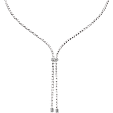 Diamond Necklaces Fope 18ct Diamond Eka Necklace - White Gold