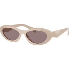 Prada PR 26ZS 25B6X1 Solglasögon Acetat Rosa Violett Geometrisk