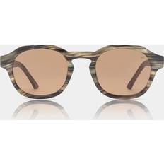 Solbriller A.Kjærbede Zan Striped Horn Sunglasses - One Size