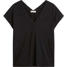 Marc O'Polo Bluser Marc O'Polo Jerseyblouse Short-sleeve Kortærmede Bluser - Black