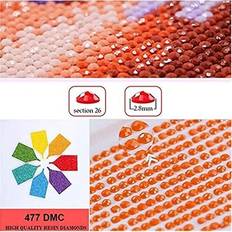 Grey Diamond Paintings Ifsecond 5D DIY Round Diamond Painting Drill 40 x 60 cm