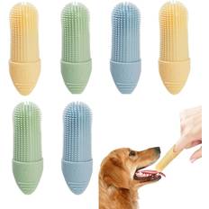 Pets Zeuxo Dog Toothbrush 360 Coverage 6 Pieces