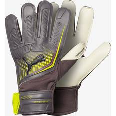 Adult Goalkeeper Gloves Puma Ultra Play Rc Goalkeeper Gloves Matte Aged Silver/Yellow Alert Size 11