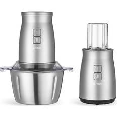 Mini Hakmolens & Spiraalsnijders Livoo Multifunctionele Hakselaar Foodprocessors Grijs