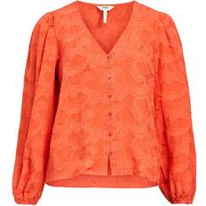 Unisex Bluser på tilbud Object Bluse OBJSuki - Orange