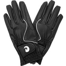 Oypla Coco Equestrian Breathable Synthetic Leather Horse Riding Gloves - Black