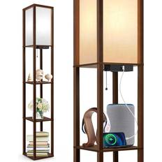 OUTON with Shelves with Shelves Floor Lamp
