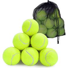 MantraRaj Tennis Balls With Mesh Carrying Bag Pack of 24