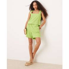 JJXX Co-Ord Linen Blend Shorts - Green