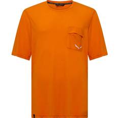 Hampa Kläder Salewa Agner Hemp DST T-Shirt Herr - Färg Orange