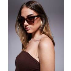 Call The Shots Remixed Cat Eye Sunglasses - Cream