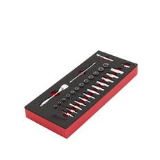 Milwaukee hylsnyckelsats Milwaukee 4932479824 Steel Spärrnyckel