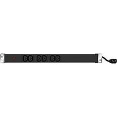 Exertis Connect A Hypertec ProConnectLite 19 1U 6 Way PDU-C14
