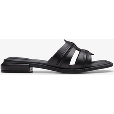 Clarks Dame Sko Clarks Lædersandal Ariany Mule Leather - Sort