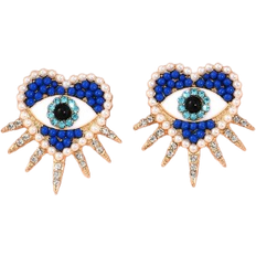Shein Heart Shaped Stud Earrings