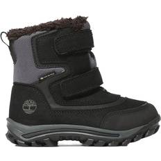 Timberland Vintersko Børnesko Timberland Mid Hook & Loop Gtx Snow Boot - Jet Black