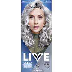 Schwarzkopf Ultra Brights Steel Silver Semi-Permanent Hair Dye 098