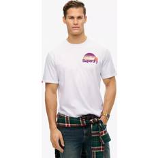 Purple T-shirts Superdry Logo Great Outdoors T Shirt - Black