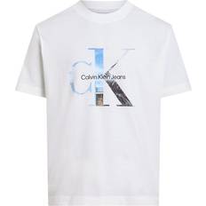 Calvin Klein Brown Tops Calvin Klein Monogram Photo Print T-shirt