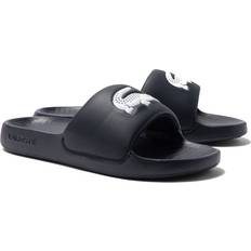 Lacoste Women Slides Lacoste Men's Serve 1.0 125 1 CMA Sliders - Black/White