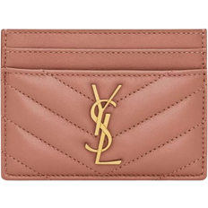Saint Laurent Women's Cassandre Matelass Card Case - Barely Pink