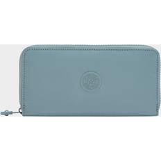 Kipling Money World Large Wallet - Relaxed Grey Blue