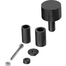 Black Motorcycle Handle Mounts Shapeheart Moto Stem Mount Cell Phone Holder - Semi Handlebar